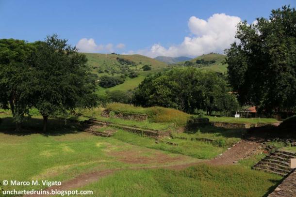 View of the excavated portion of the archaeological site of San Miguel Ixtapan, in the state of Mexico. (Author provided)