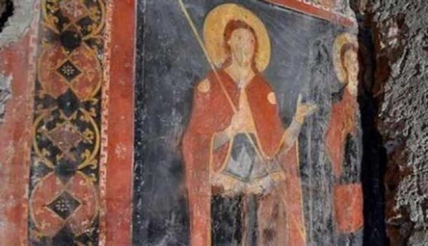 Viggiani believes the two men are most likely Saint Alexis and Christ the Pilgrim. (Il Tempo.it)