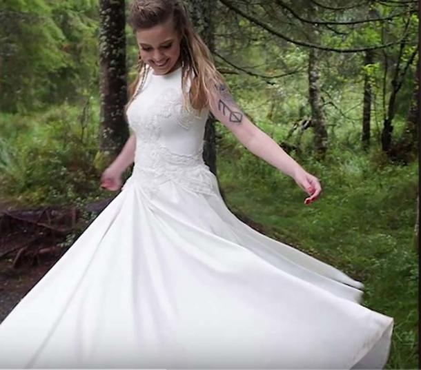 viking themed wedding dresses