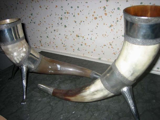 Viking drinking horns.