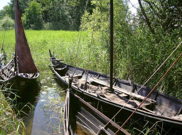 Reconstructed Viking boats in Birka, Sweden, which earns considerable tourism revenue from its prestigious Viking history. (Holger.Ellgaard / CC BY-SA 3.0)