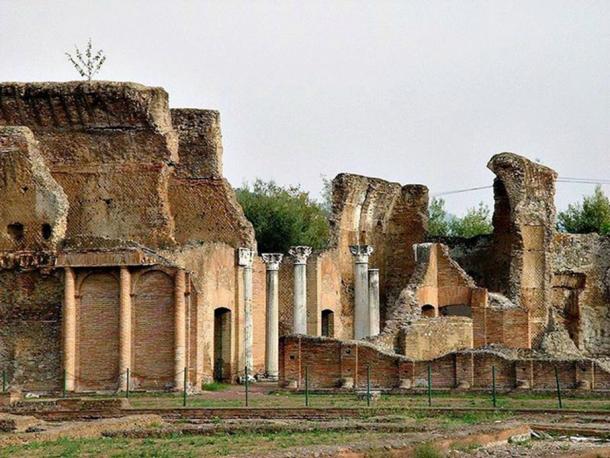 Imperial palace of the Villa Adriana, Tivoli. 