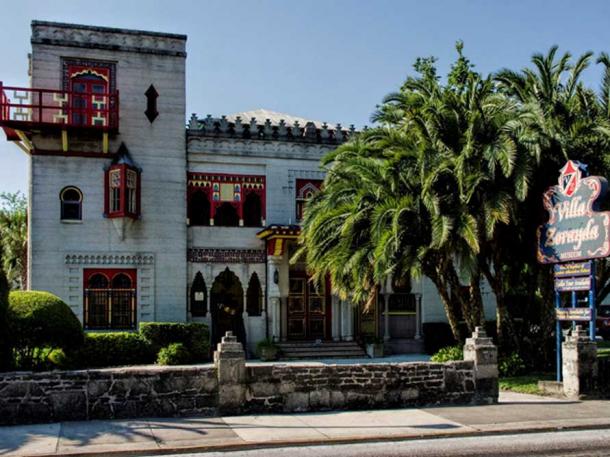 Villa Zorayda, St. Augustine, Florida. (Dan Lundberg/CC BY SA 2.0) The cat hair rug is held in this museum’s collection.