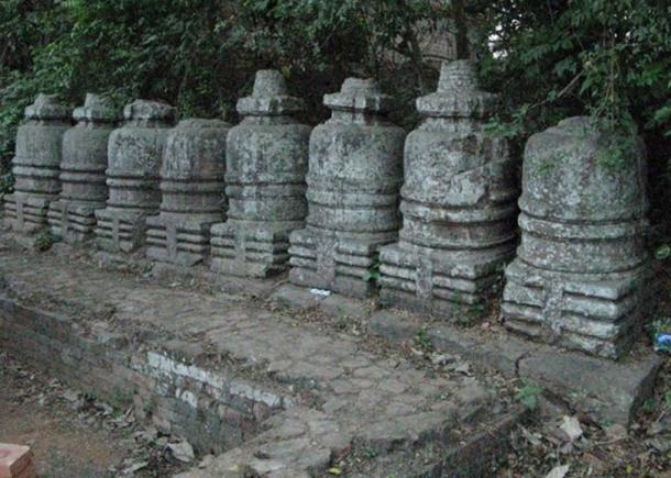 General view of the Votive stupa from Ratnagiri, Odisha
