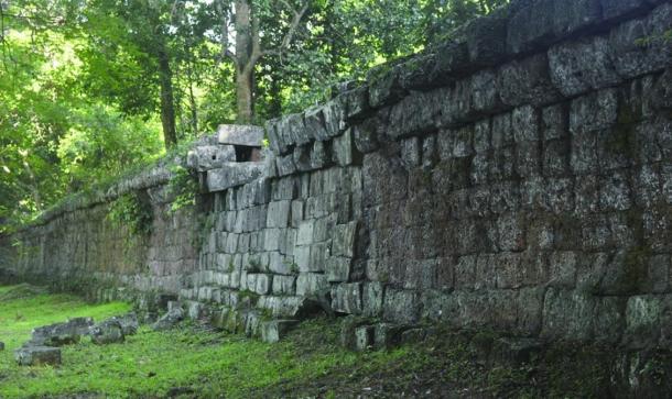 Wall around Angkor Wat complex
