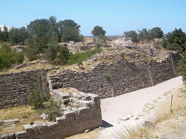 Walls of Troy, Hisarlik, Turkey.