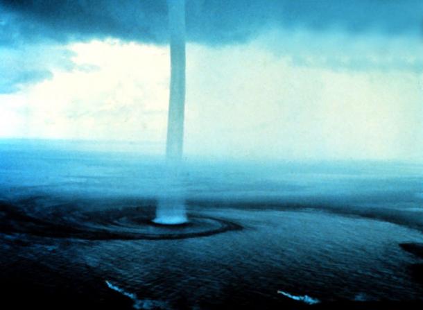 Waterspouts have been cited as one of the possible explanations for raining objects
