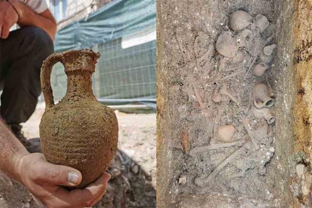 Se han encontrado muchos objetos funerarios en la necrópolis de Hvar, incluidas ánforas, lámparas de aceite, botellas de vidrio, plata, cerámica y cerámica. (Kantare)