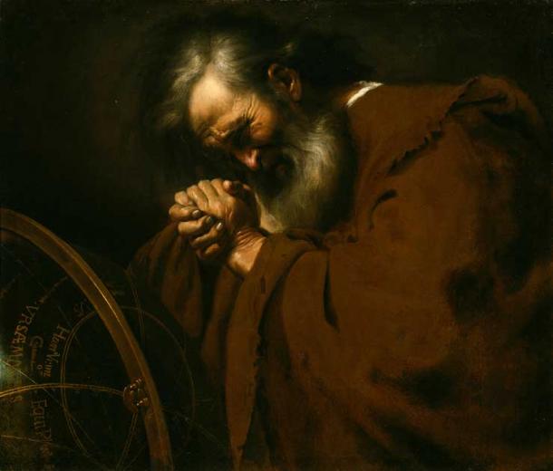 Heráclito, el filósofo que llora.  (Dominio publico)