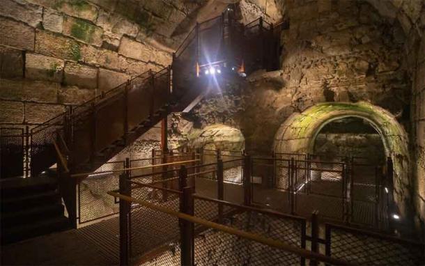 El Tour de los Túneles del Muro Occidental ahora incluirá nuevos caminos y rutas y visitará el Salón de Banquetes recién inaugurado. (Yaniv Berman / Autoridad de Antigüedades de Israel)