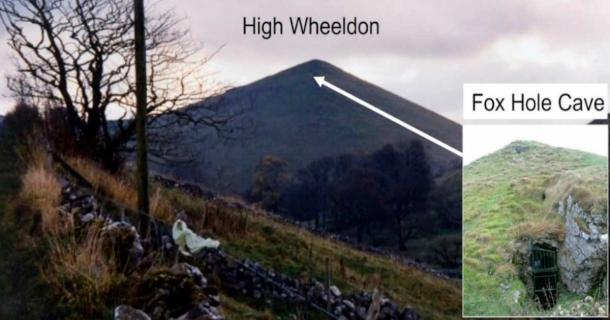 Fig.2. High Wheeldon and the Fox Hole Cave. (Author Provided)