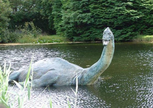 While the Loch Ness Monster may remain a cryptid, it has led to a related tourism surge in the area. Sculpture of a Loch Ness Monster from the Museum of Nessie, Scotland (StaraBlazkova / CC BY SA 3.0)