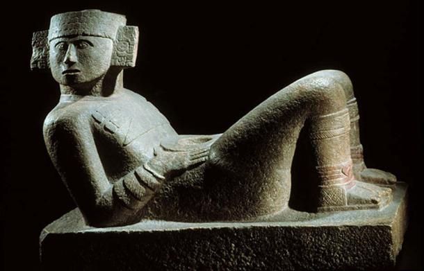 Who was Chac-mool? – The Chac-mool statue as it appears today in Mexico City at National Museum of Anthropology. (Via author)