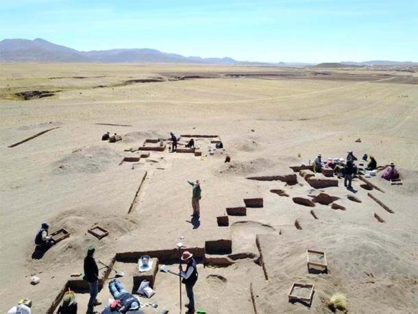 The Wilamaya Patjxa archeological site in Peru produced human remains showing that the diets of early people of the Andes were primarily composed of plant materials. (Randy Haas/PLoS ONE)