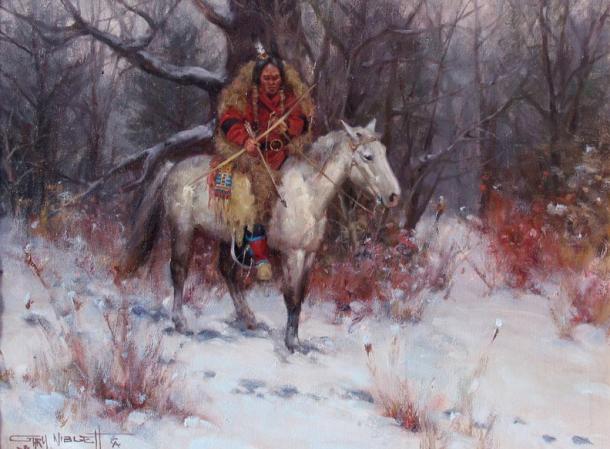 ‘Winter Hunt’ by Gary Niblett.