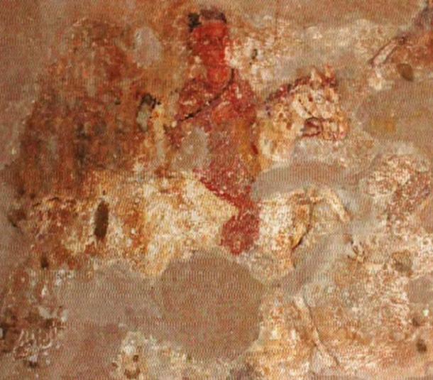 Wise man on horseback, Dongola Hall (Public Domain)