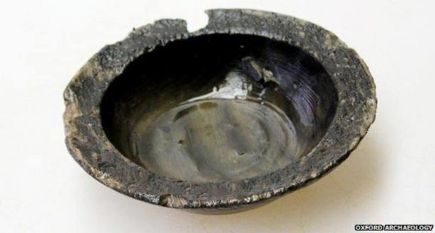 Wooden bowl found at the Westgate site, Oxford, England