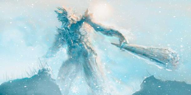 La rappresentazione della Marvel di Ymir come un mostro di ghiaccio deciso a distruggere il mondo ha poca relazione con il suo ruolo nella mitologia norrena (Fantasy Art / CC BY NC ND 2.0)