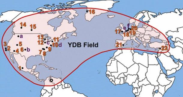 The Younger Dryas boundary (YDB) nanodiamond field.