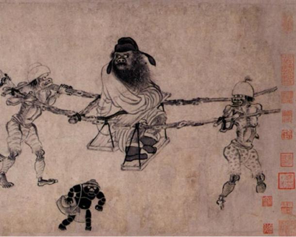 Zhong Kui, the being that banished ghosts and evil entities in ancient China 