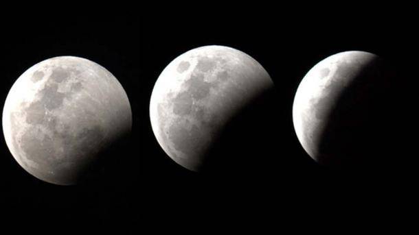 A lunar eclipse.