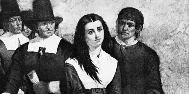 Una de las jóvenes acusadas de ser brujas en los juicios de brujas de Salem que pueden haber sido afectadas por el ergotismo. (Thomas Satterwhite Noble / CC BY-SA 4.0)