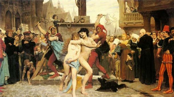 Medieval sex was a far more “public” affair, with the community and the church claiming jurisdiction over intimate aspects of relationships and marriage. (Public domain)