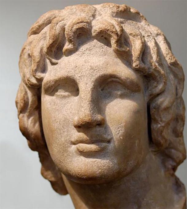 Portrait of Alexander the Great. Marble, Hellenistic artwork, 2nd-1st century BC. Said to be from Alexandria, Egypt. (Public Domain)
