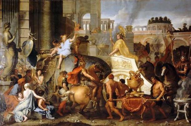 ‘Entry of Alexander into Babylon’ (1665) by Charles Le Brun. (Public Domain)