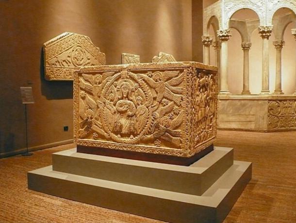Altar of Ratchis in Cividale, Italy in memory of his father Pemmo.