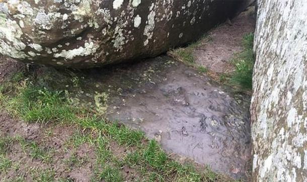 Un estudio de la piedra del altar en Stonehenge ha cambiado la teoría de cómo las enormes piedras llegaron al sitio. (English Heritage)
