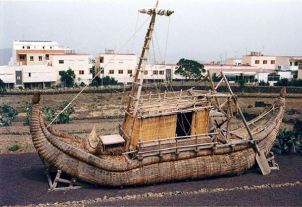 Figure 8. Norwegian explorer-author Thor Heyerdahl’s ‘Ra II’, reconstructed from ancient Egyptian drawings and models.