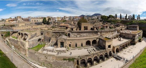 The excavated ancient city of Herculaneum. (Diego Delso / CC BY-SA 4.0)