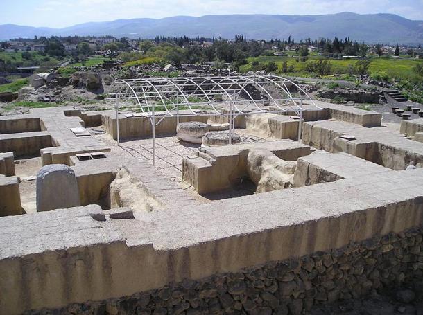 An ancient house of and Egyptian governor at Beit She'an.