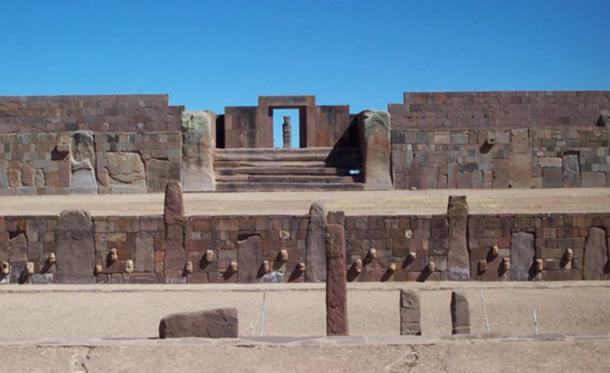 The ancient site of Tiwanaku in Bolivia (public domain)