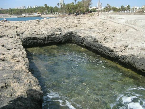 An ancient stone structure in Antalya, Turkey.