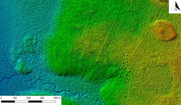 Some of the ancient structures spotted with LiDAR in Białowieża Forest in Poland (M. Szubski, M. Jakubczak)