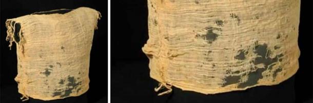 The ancient vest is adorned with knots around the hem, which has religious significance. (Israel Antiquities Authority)