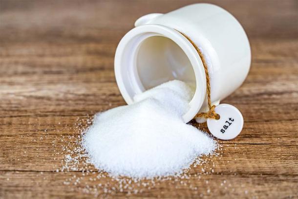 One ancient superstition held that spilling salt would anger the gods. (Olga / Adobe Stock)