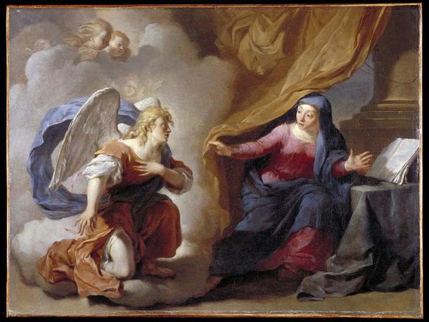The annunciation by Karel Dujardin. (Public domain)