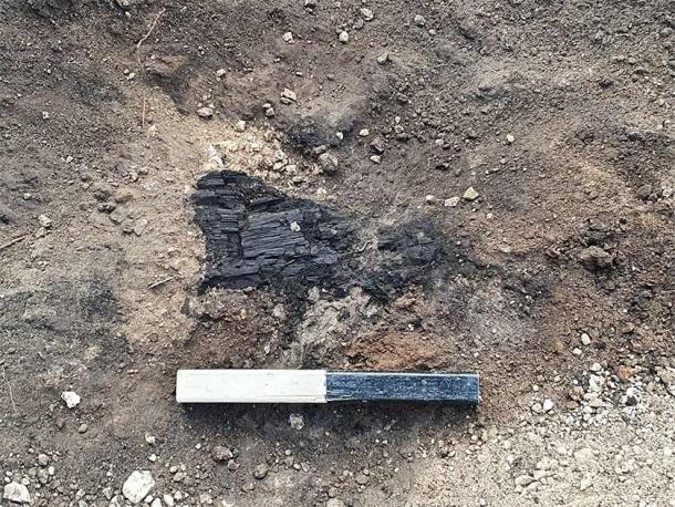 It became clear to archaeologists early on that the Jewish freedom fighters had razed the Seleucid Hellenistic fortress to the ground as so many burnt timber beams were found. (Israel Antiquities Authority)