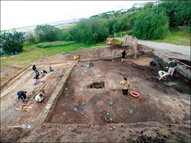 A 2,000 year old ring found at the same site is seen as proof of a bear cult among these ancient polar people who left no written records.