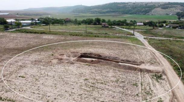 The area of study of the burial mound in Cheia, Dobrogea. (B. S. Szmoniewski/Science in Poland)