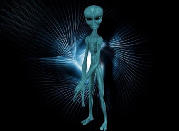 An artist’s representation of an extraterrestrial.
