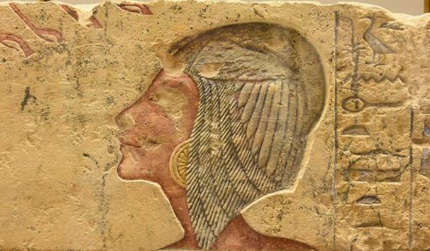 Los investigadores creen que la obra de arte aviar desenterrada en el Palacio Norte de Amarna alguna vez adornó las paredes de una cámara de relajación sensorial utilizada por Meritaten, la hija del faraón Akhenaton, que se muestra aquí. (Richard Mortel/CC BY 2.0) Los investigadores creen que la obra de arte aviar descubierta en el Palacio Norte de Amarna alguna vez adornó las paredes de una cámara de relajación sensorial utilizada por Meritaten, la hija del faraón Akhenaton, que se muestra aquí. (Richard Mortel / CC BY 2.0)