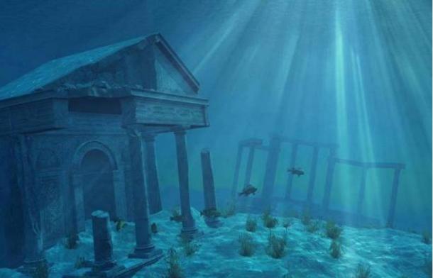 Artist’s representation of Atlantis.
