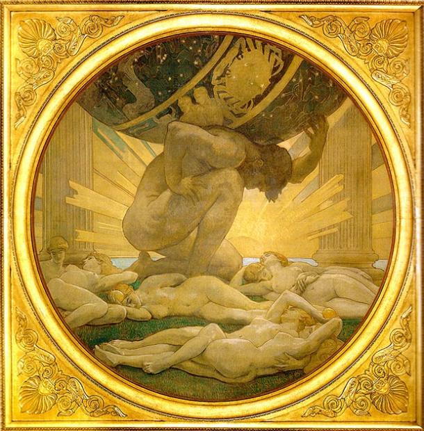 Atlas and the Hesperides. (Mattes / Public Domain)