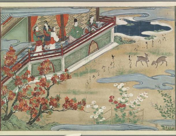 The season of autumn in the kingdom under the sea; The fisherman Urashima Taro, is transported to undersea kingdom of Ryugu-jo. 