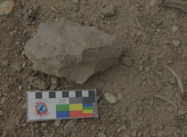 The axe blank found at the Thirteen Mile Creek site