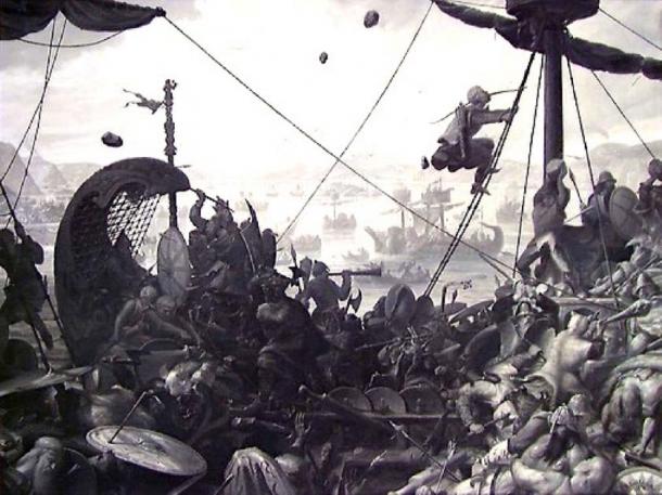 하프스피오르드 전투는 하랄드 페어헤어에 의한 노르웨이의 통일을 가져왔다. (앤-소피 오브림/퍼블릭 도메인)